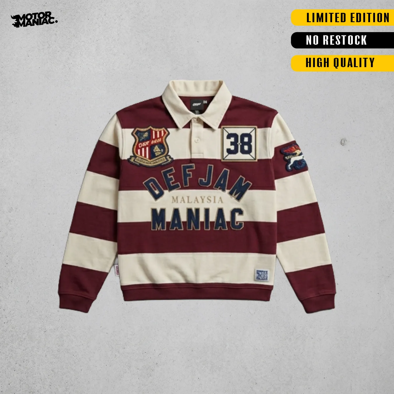 "Freshman" Rugby Polo Shirt