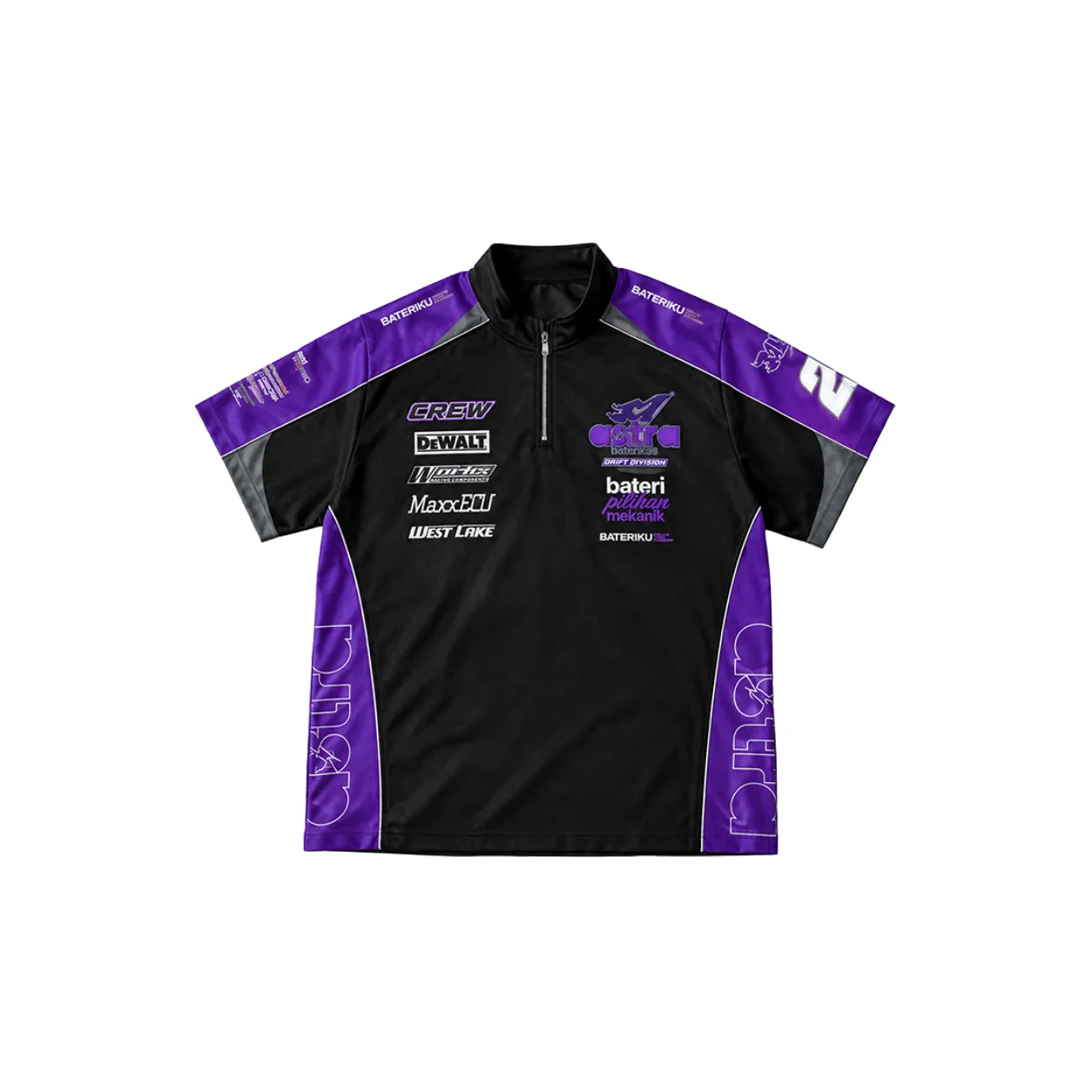 Motormaniac "Zipper Upper V2" Zipper Short Sleeve Jersey
