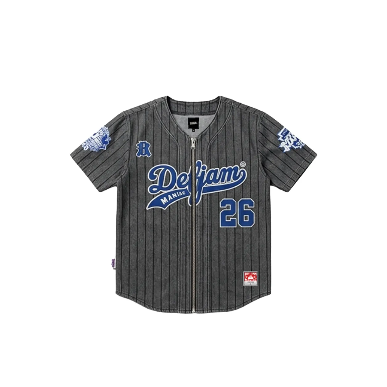 "Heavy Hitters" Denim Baseball Jacket