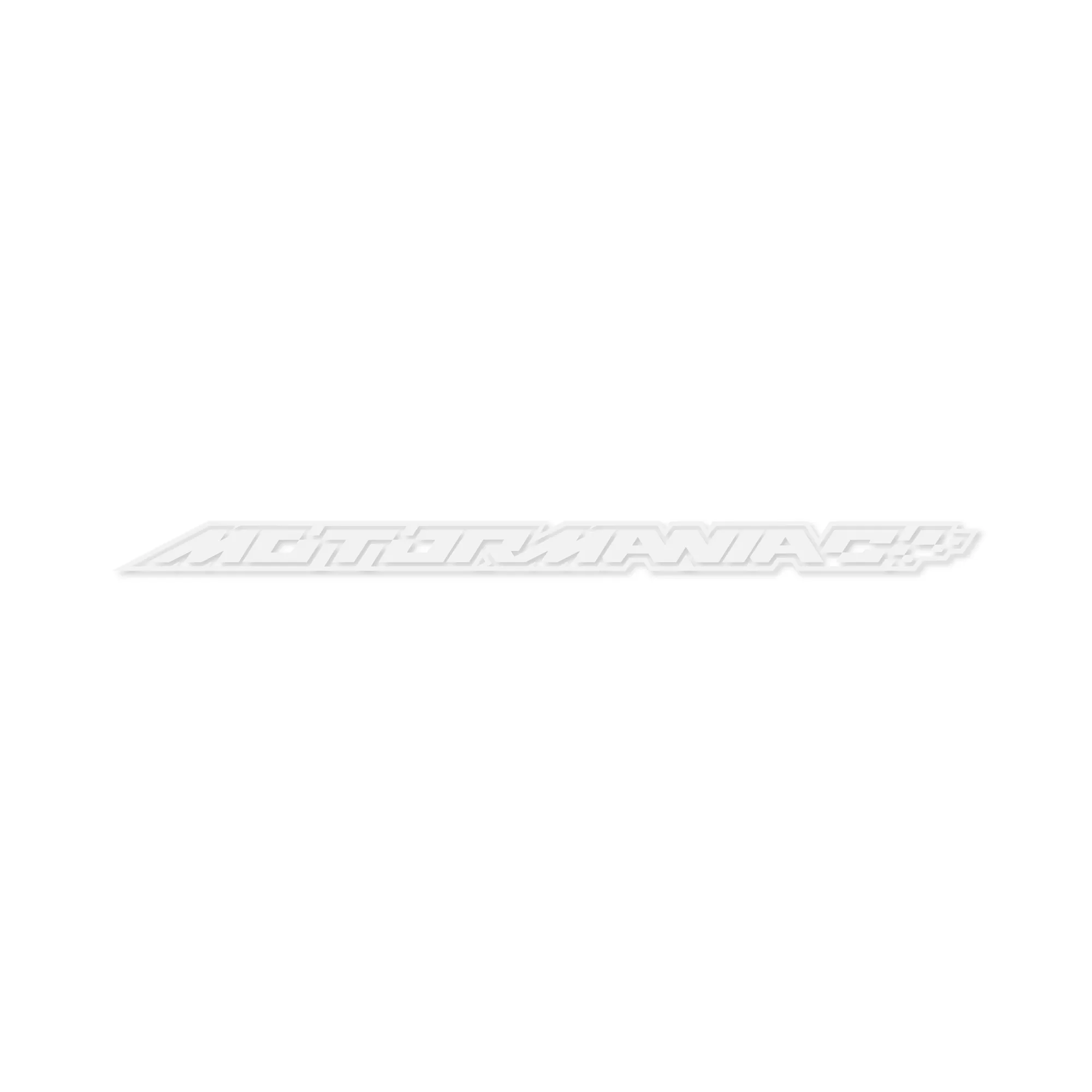 Motormaniac Diecut Sticker "Block"